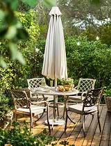 Marcham Round 4 Seater Dining Set