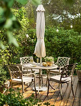 Marcham Round 4 Seater Dining Set