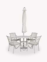 Marcham Round 4 Seater Dining Set