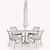 Marcham Round 4 Seater Dining Set