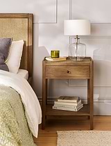 Chesterton Side Table with Drawer Natural