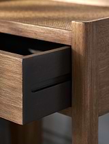 Chesterton Side Table with Drawer Natural