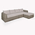 Skala Corner Sofa Set Light Rattan