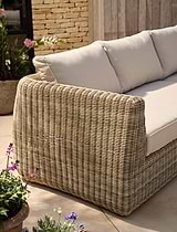 Skala Corner Sofa Set Light Rattan