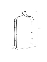 Farringdon Rose Arch Raw Metal