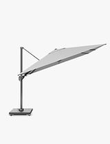 Challenger Premium Parasol 3m Square Manhattan Grey