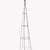 Barrington Pointed Obelisk Plant Support Small Raw Metal