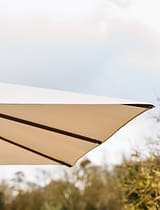 Challenger Premium Parasol 3.5m x 2.6m Natural