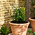 Barrington Fluted Plant Support Small Raw Metal