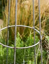 Barrington Pointed Obelisk Plant Support Large Raw Metal