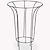 Barrington Fluted Plant Support Large Raw Metal
