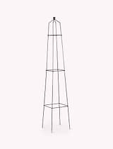 Barrington Square Obelisk Plant Support Large Raw Metal