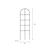 Barrington Wall Trellis Small Raw Metal
