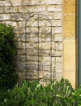 Barrington Wall Trellis Small Raw Metal
