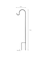 Festoon Hook Small Raw Metal