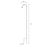 Festoon Hook Large Raw Metal