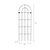 Barrington Wall Trellis Large Raw Metal
