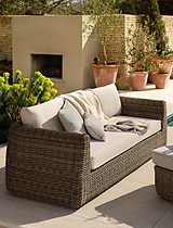 Skala 3 Seater Sofa Dark Rattan