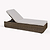Skala Lounger Dark Rattan
