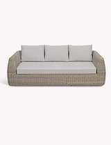 Skala 3 Seater Sofa Light Rattan