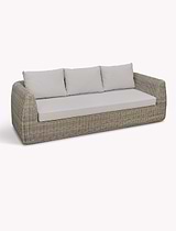 Skala 3 Seater Sofa Light Rattan