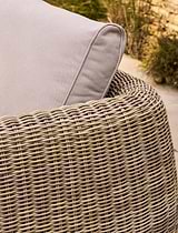 Skala 3 Seater Sofa Light Rattan