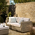 Skala 3 Seater Sofa Light Rattan