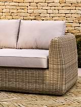 Skala 3 Seater Sofa Light Rattan