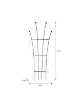 Barrington Fan Trellis Raw Metal