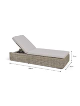 Skala Lounger Light Rattan
