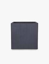 Siddington Square Planter in Grey, Medium