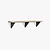 Clockhouse Shelf 120cm Carbon
