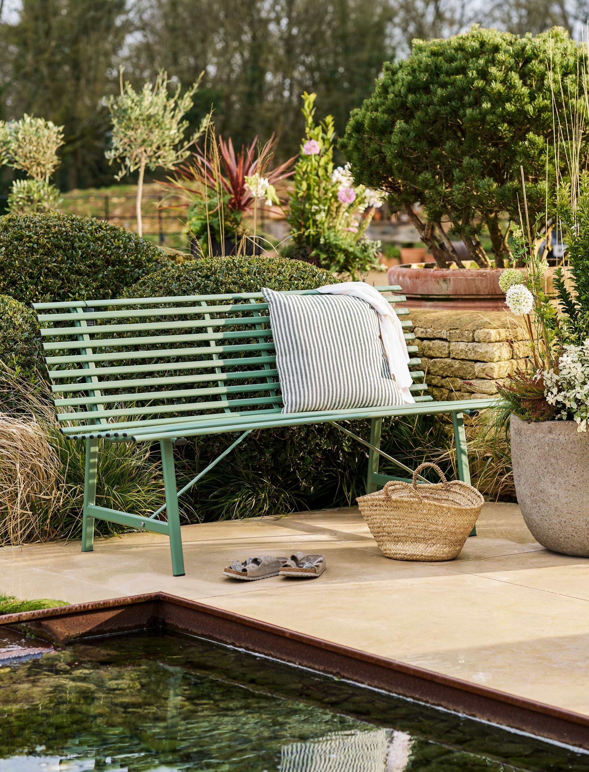Richmond Bench Thistle Green