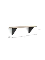 Clockhouse Shelf 80cm Carbon