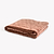 Velvet Bedspread 140x220cm Tea rose