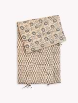 Hidcote Hand Block Print Lounging Mattress 70x170cm Blue