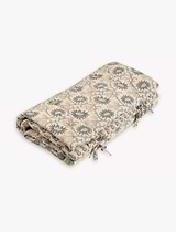 Hidcote Hand Block Print Lounging Mattress 70x170cm Blue