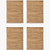 Water Hyacinth Placemat Natural