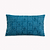 Embroidered Auricula 30x50cm Cushion Denim Blue