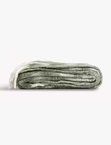 Lambs Tail Abstract 130x170cm Throw Olive