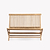 Folding Teak Bench 2 Seater 120cm