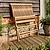 Folding Teak Bench 2 Seater 120cm