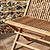 Folding Teak Bench 2 Seater 120cm
