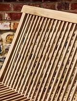Folding Teak Bench 2 Seater 120cm