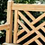 Cross Back Teak Bench 2 Seater 150cm