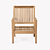Deep Teak Armchair