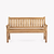 Ergo Teak Bench 3 Seater 150cm
