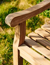Ergo Teak Bench 3 Seater 150cm