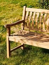 Ergo Teak Bench 3 Seater 150cm