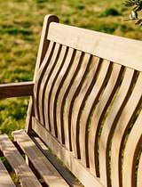 Ergo Teak Bench 3 Seater 150cm